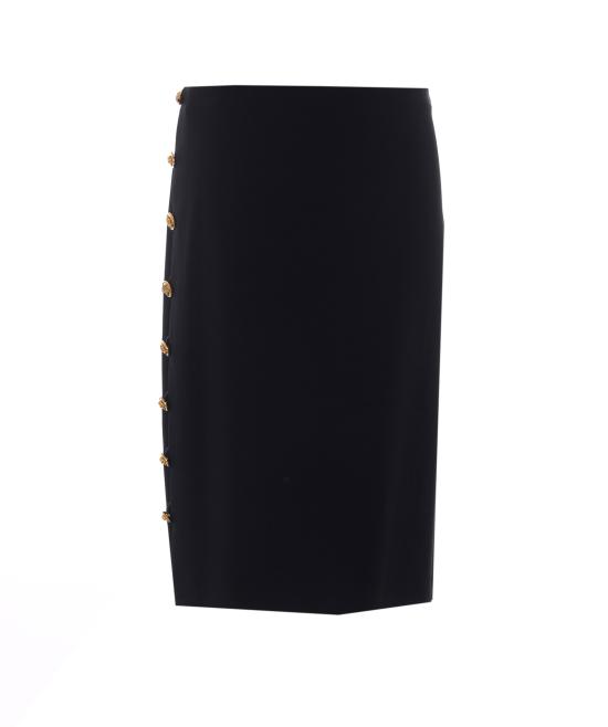 26FW 베르사체 미디 스커트 1026916 1A133621B000 Black