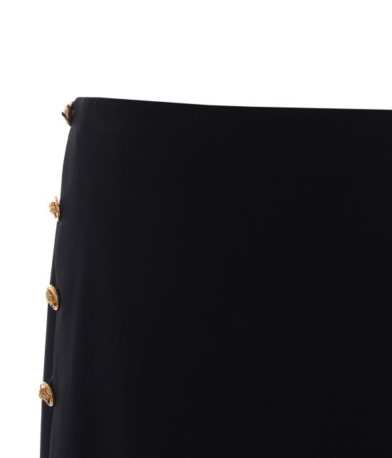 26FW 베르사체 미디 스커트 1026916 1A133621B000 Black - VERSACE
