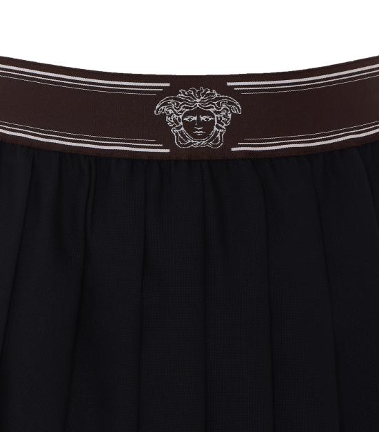 26FW 베르사체 미디 스커트 1025881 1A176691B000 Black - VERSACE