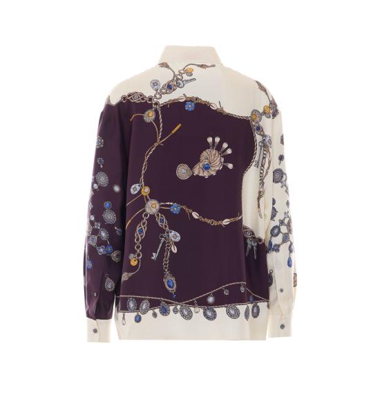 26FW 베르사체 셔츠 1025686 1A186825R880 Purple - VERSACE