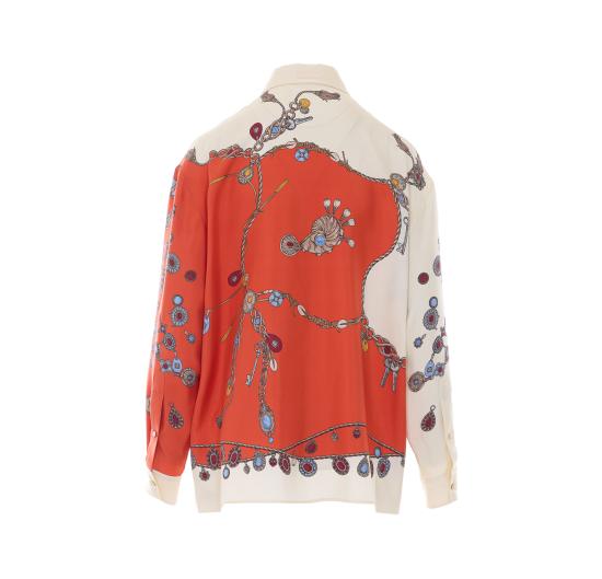 26FW 베르사체 셔츠 1025686 1A186825O360 Orange - VERSACE