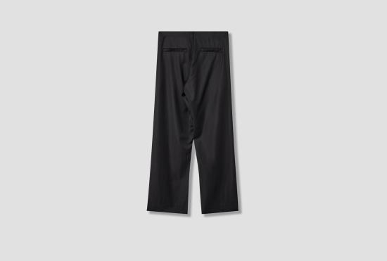 26FW 가브리엘라 콜 가먼츠 스트레이트 팬츠 343번 고급 울 주름 바지 S19-343 블랙 - GABRIELA COLL GARMENTS
