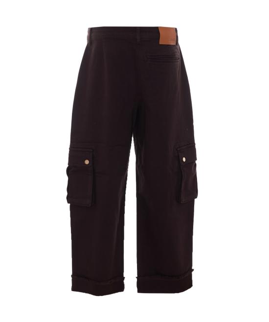 26FW 리우조 팬츠 CF6227T1819 X0807 Brown - LIU JO