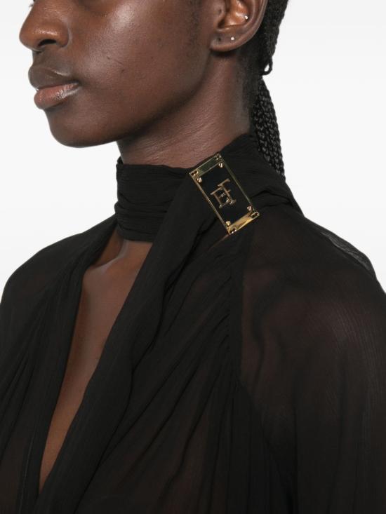 26FW 엘리자베타프랜치 셔츠 CB00566E2 110 Nero - ELISABETTA FRANCHI