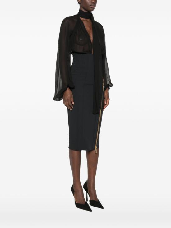 26FW 엘리자베타프랜치 셔츠 CB00566E2 110 Nero - ELISABETTA FRANCHI