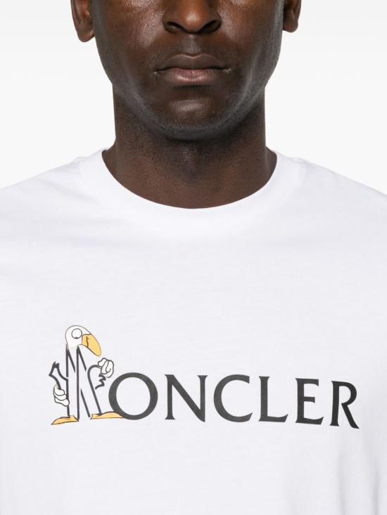 26FW 몽클레어 반팔 티셔츠 8C00033 89B8U00A BIANCO - MONCLER