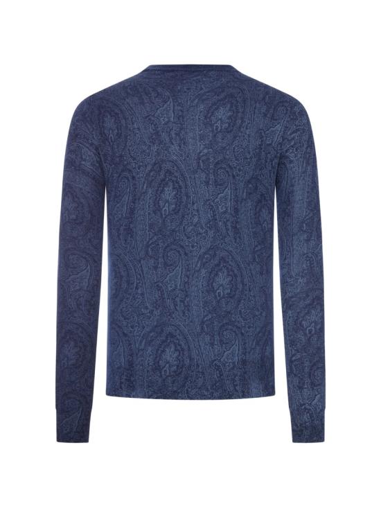 26FW 에트로 니트웨어 MRKF0080 AK17J Blue - ETRO