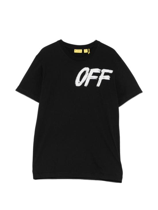 26FW [키즈] 오프화이트 티셔츠 44BAA002F26J002002 BLACK NERO