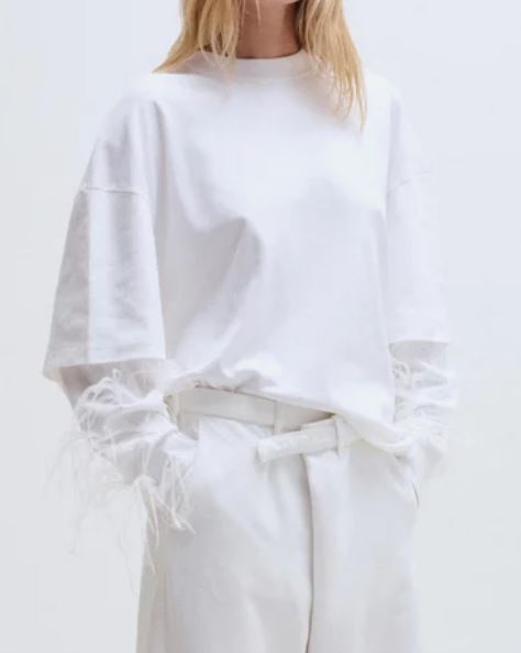 26FW 다크파크 스웨터 WJE15F JER010001 White - DARKPARK