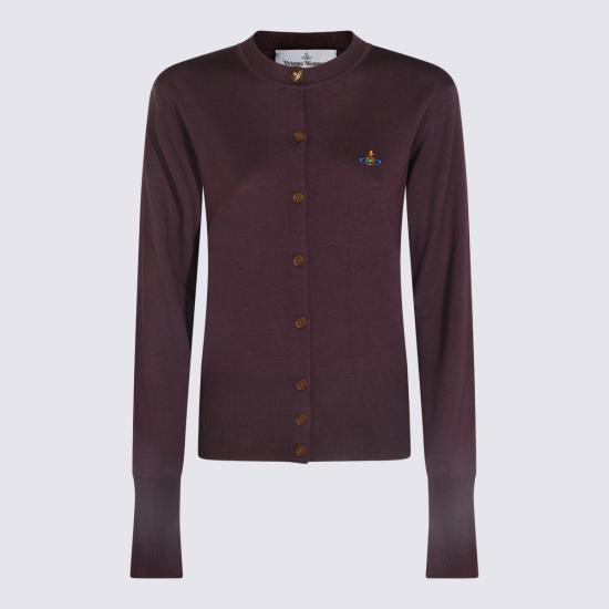 26FW 비비안웨스트우드 BEA 베아 니트 가디건 1803002P Y005ED408 DARK MAHOGANY