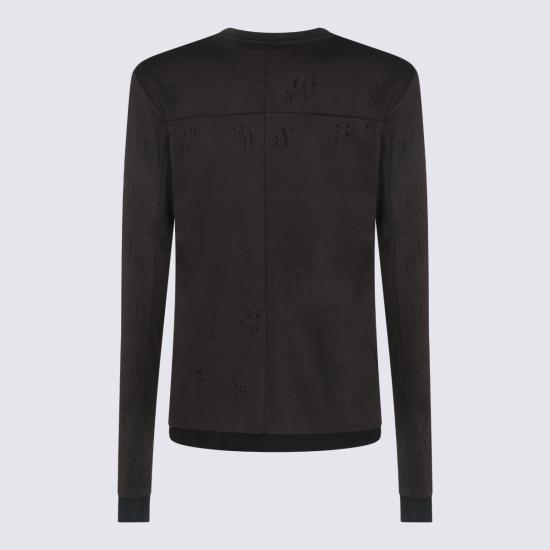 26FW 톰크롬 긴팔 티셔츠 MTS96901 186 COLD BROWN - THOM KROM