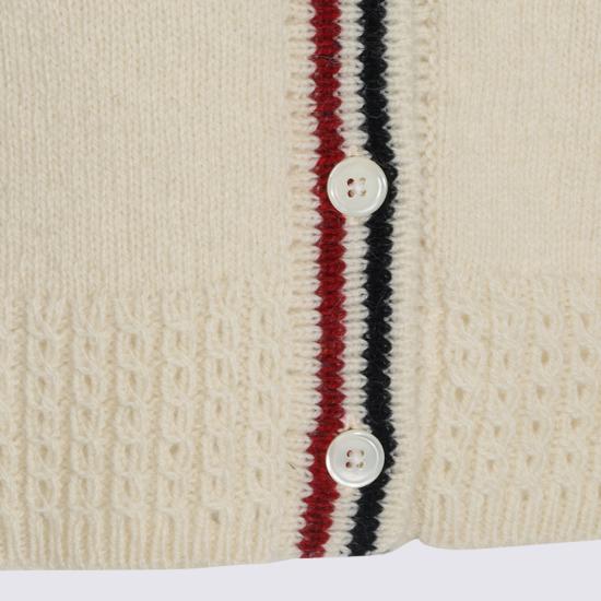26FW 톰브라운 스웨터 FKC719A Y1506100 White - THOM BROWNE