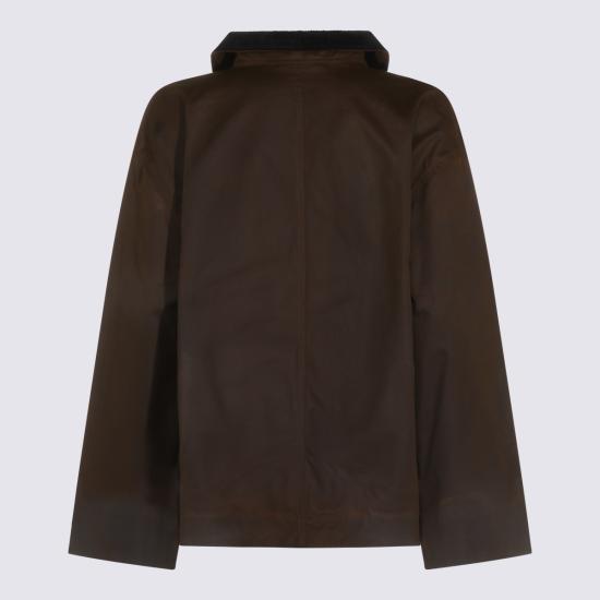 26FW 토템 자켓 254WRO0237 FB0320213 BARK - TOTEME