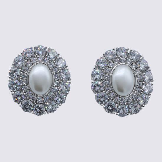 26FW 셀프 포트레이트 이어링 AW26649E P PEARL