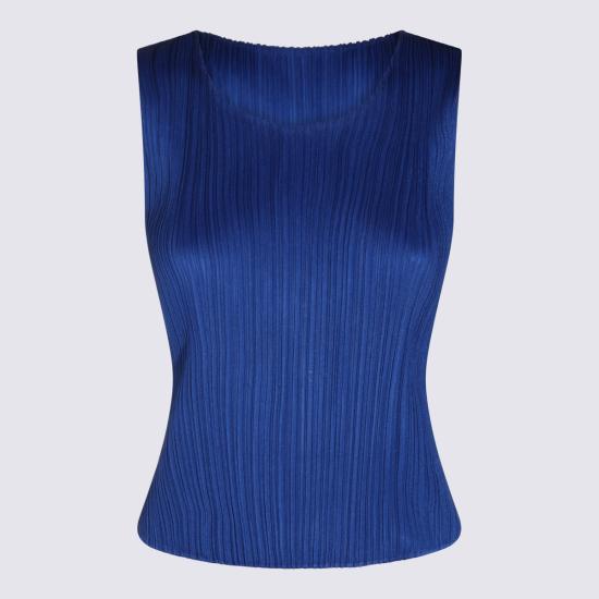 26FW 플리츠플리즈 긴팔 티셔츠 PP68JK111 72 Blue