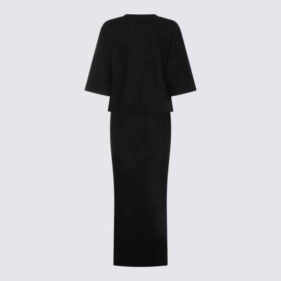 26FW 톰크롬 미디 원피스 WD7303 11 Black - THOM KROM