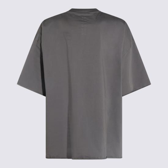 26FW 릭 오웬스 반팔 티셔츠 RU02F4283 JA28 STEEL - RICK OWENS