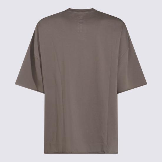 26FW 릭 오웬스 반팔 티셔츠 RU02F4283 JA34 DUST - RICK OWENS