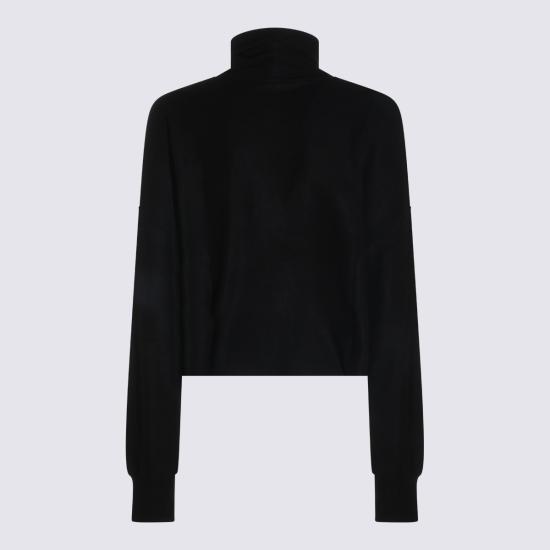 26FW 톰크롬 스웨터 WTS65003 11 Black - THOM KROM
