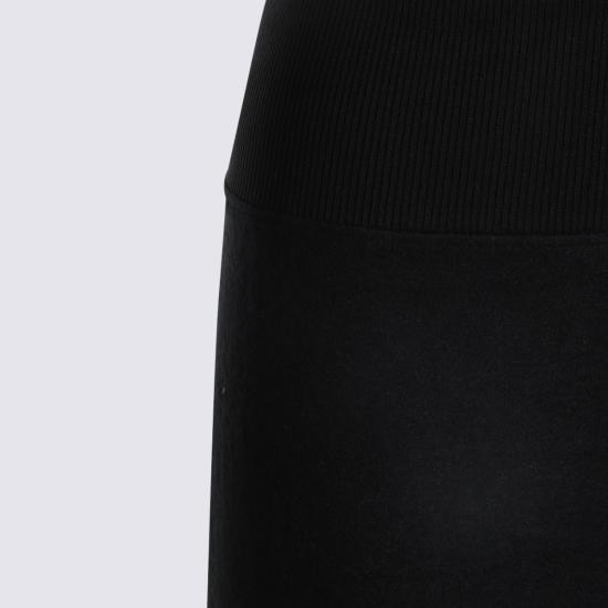 26FW 톰크롬 미디 스커트 WSK10003 11 Black - THOM KROM