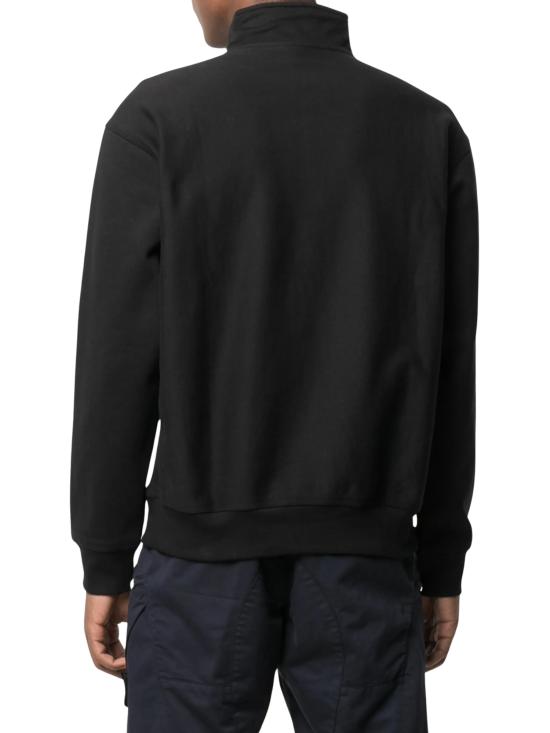 26FW 칼하트 WIP 하프 집 아메리칸 스크립트 스웨트셔츠 I027014 89XX BLACK - CARHARTT WIP