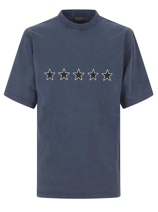 26SS 발렌시아가 반팔 티셔츠 850403MTTVL28806 Blue