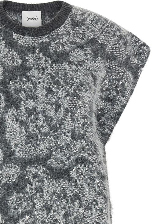 26FW 누드 가디건 1101W2616059 Gray - NUDE