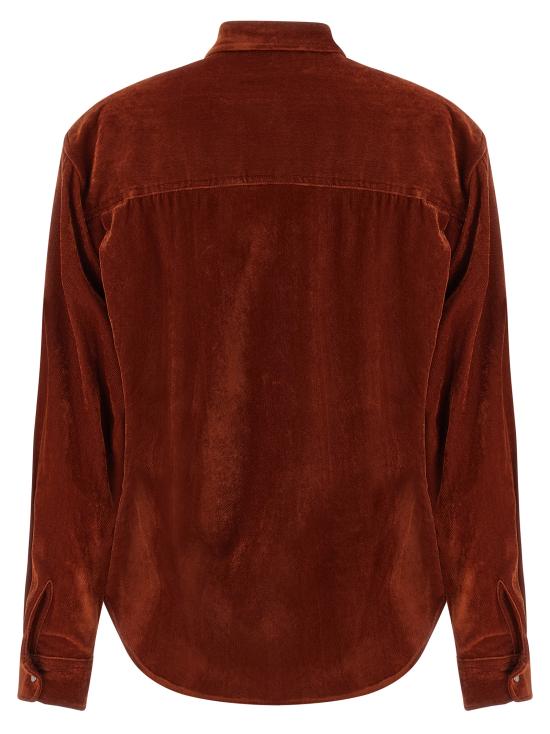 26FW 누드 블라우스 1103W2622153 Red - NUDE