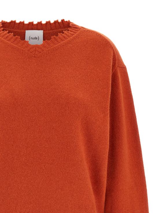 26FW 누드 가디건 1101W26001162 Orange - NUDE
