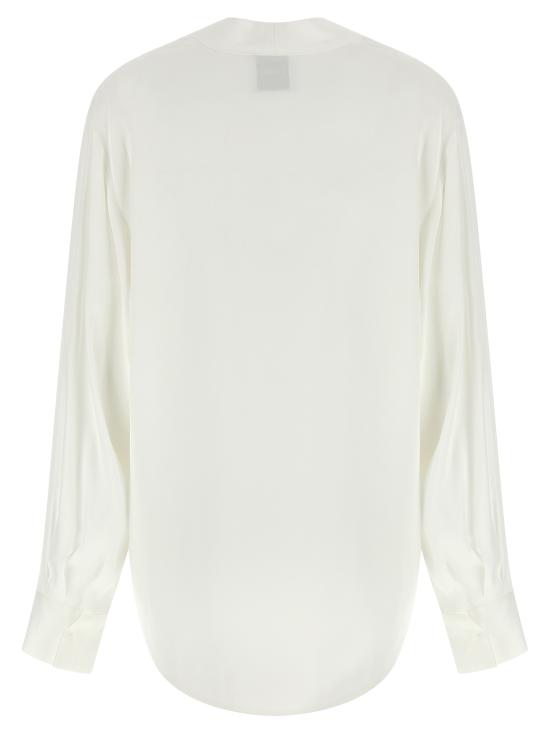 26FW 누드 블라우스 1103W2625101 White - NUDE