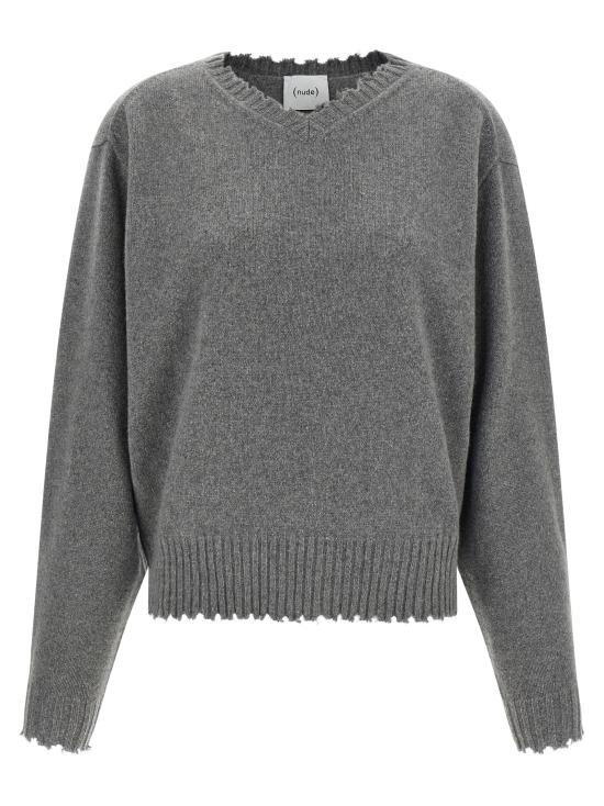 26FW 누드 가디건 1101W2600105 Gray