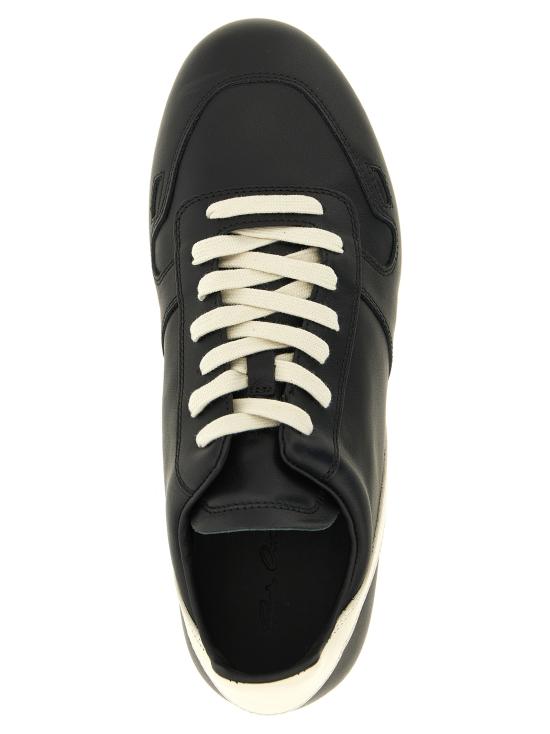 26FW 릭 오웬스 미니멀 스닉 스니커즈 RU02F4889LCO911 White Black - RICK OWENS