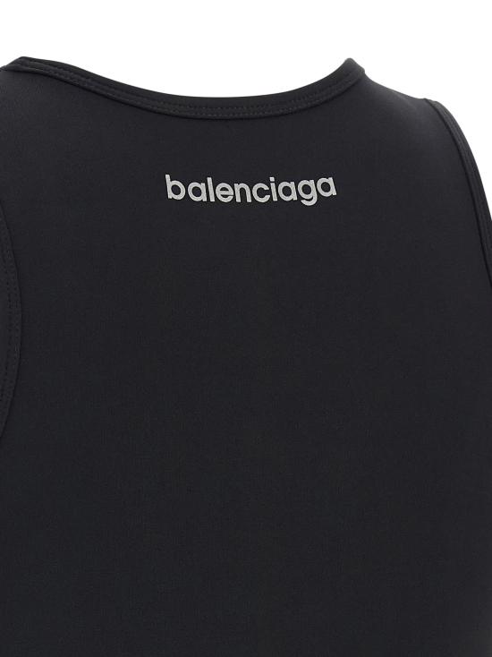 26FW 발렌시아가 테크웨어 브라 탱크 탑 A0023QTUVN71000 Black - BALENCIAGA