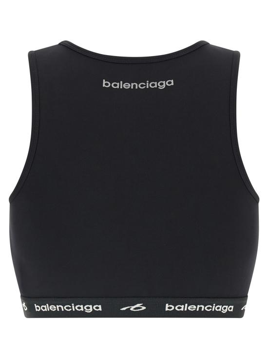 26FW 발렌시아가 테크웨어 브라 탱크 탑 A0023QTUVN71000 Black - BALENCIAGA