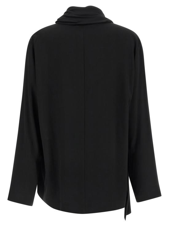 26FW 누드 블라우스 1103W2625009 Black - NUDE
