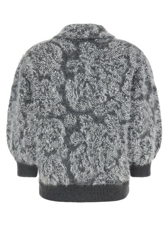 26FW 누드 가디건 1101W2615959 Gray - NUDE
