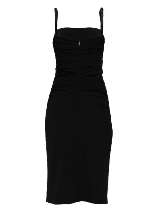 26FW 돌체앤가바나 미디 원피스 F6JMHT FUIBFN0000 Black - DOLCE & GABBANA