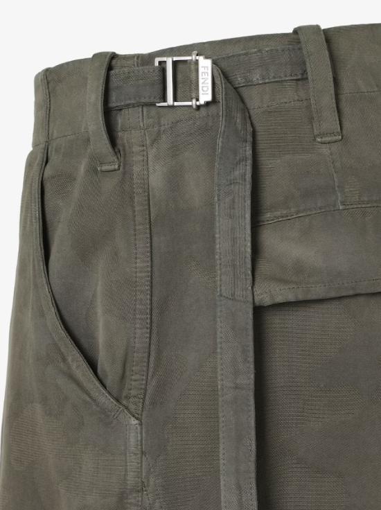 26FW 펜디 팬츠 FR6761 AME5F0QQ4 Green - FENDI