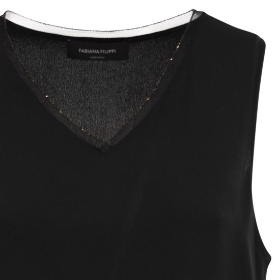26FW 파비아나 필리피 탑 TPD216F295 BLACK - FABIANA FILIPPI
