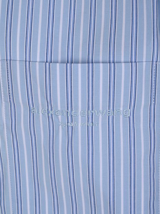26FW 알렉산더 왕 셔츠 1KC3261056 458B Light Blue Stripe - ALEXANDER WANG