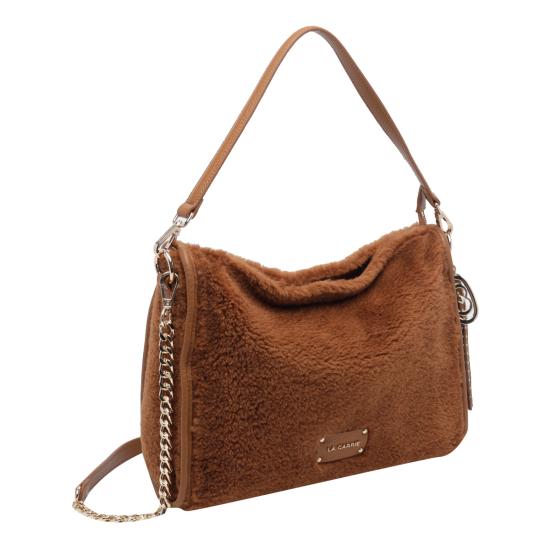 26FW 라캐리 숄더백 162MMD242 FUECUOIO BROWN - LA CARRIE
