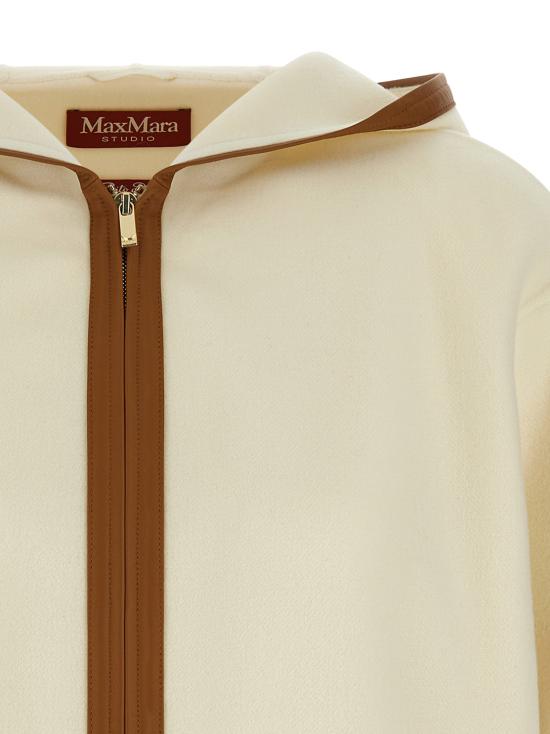26FW 막스마라 스튜디오 코트 Mstcomica  및 트렌치  화이트 - MAX MARA STUDIO