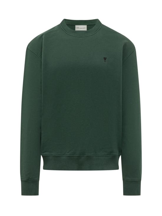 26FW 아미 ADC 크루넥 스웨트 셔츠 HSW763730 A258 VERT BOUTEILLE