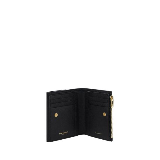 26FW 생로랑 지갑 SA5822961GF0J1000BB BLACK - SAINT LAURENT