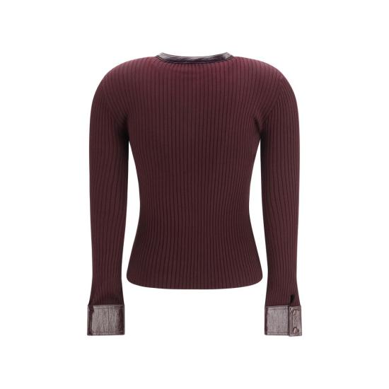 26FW 쿠레쥬 가디건 CO326MGI056FI00014010BB BURGUNDY - COURREGES