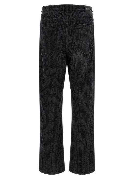 26FW 발망 데님 팬츠 BA340168BM BLACK - BALMAIN