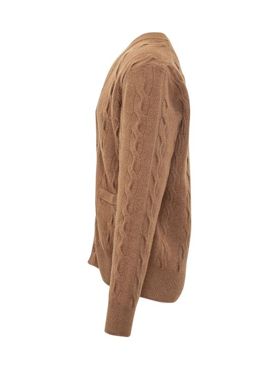 26FW 아미 가디건 UKC393KN0189 280 CAMEL - AMI