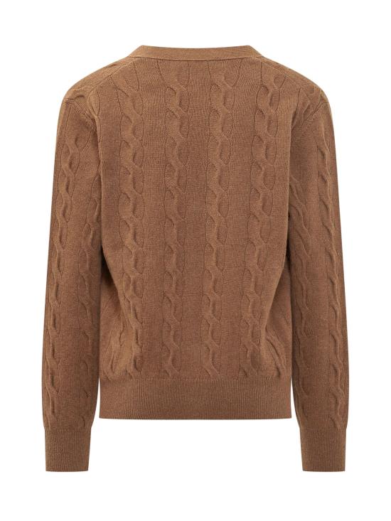 26FW 아미 가디건 UKC393KN0189 280 CAMEL - AMI