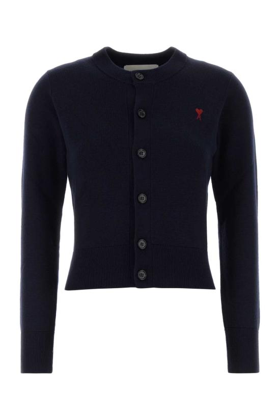 26FW 아미 크루넥 울 가디건 FKC361001 414 NAVY