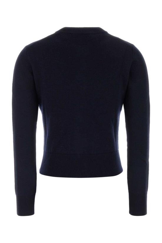 26FW 아미 크루넥 울 가디건 FKC361001 414 NAVY - AMI